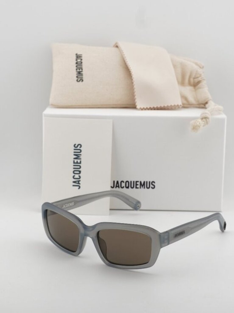 Jacquemus Marino Jac/64 C4 Rectangle Sunglasses - Grey
